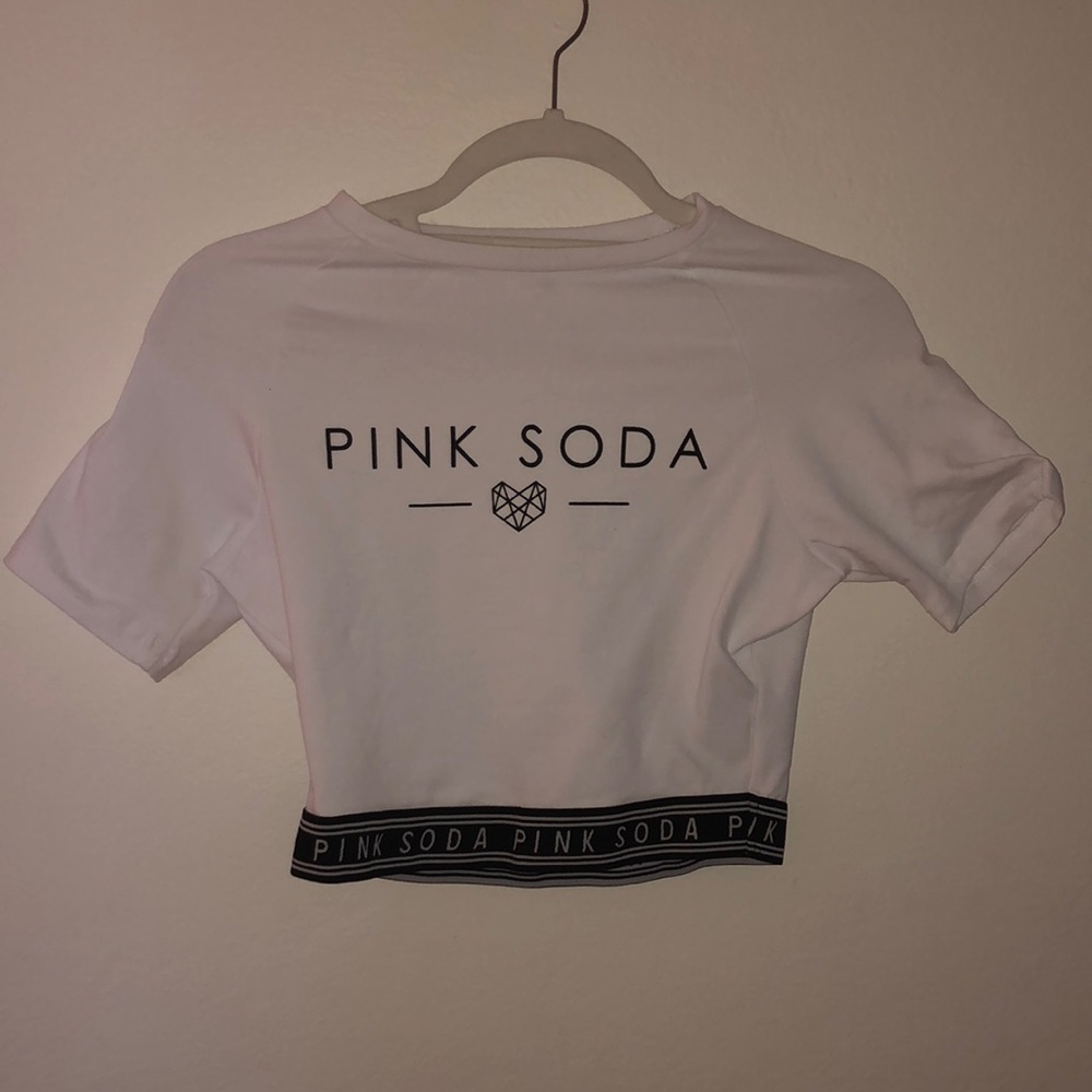 pink soda crop top